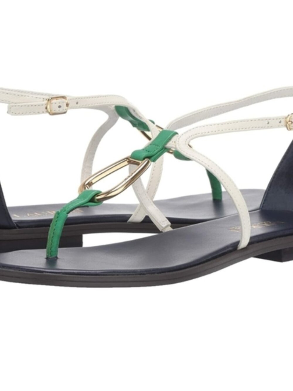 LAUREN Ralph Lauren Nanine Leather Sandal Size 7.5B